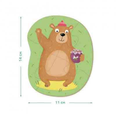 Пазл DoDo 2-3-4 елементи Лісові тварини (300195) Вінниця