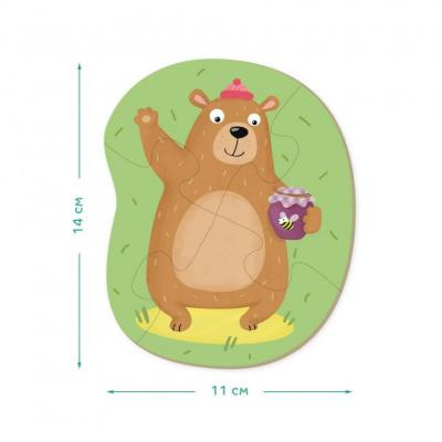 Пазл DoDo 2-3-4 елементи Лісові тварини (300195) Вінниця - фото 3