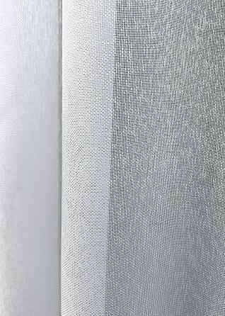 Тюль VR-Textil 1965т Преміум сітка льон дощик Linea Білий 400х270 см (42-0999) Київ