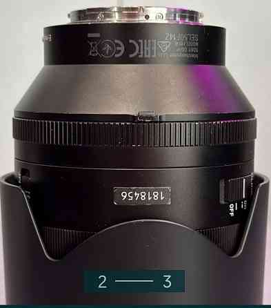 Объектив: SONY ZA 50mm. 1.4 Planar Харьков