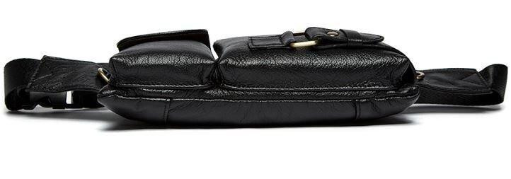 Сумка на пояс Vintage 14734 Чорна Київ - фото 1