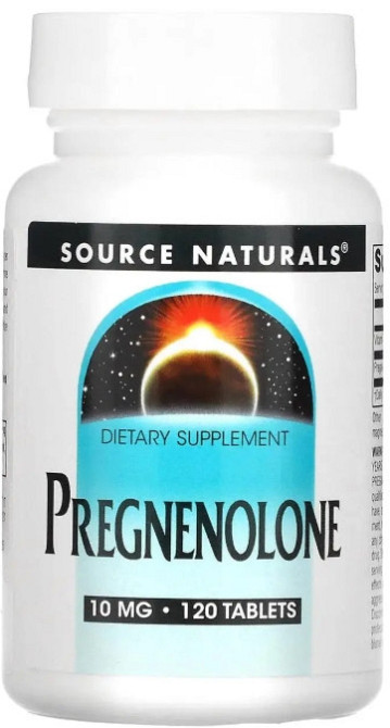 Прегненолон Source Naturals Pregnenolone 10 мг 120 таб Киев - изображение 1