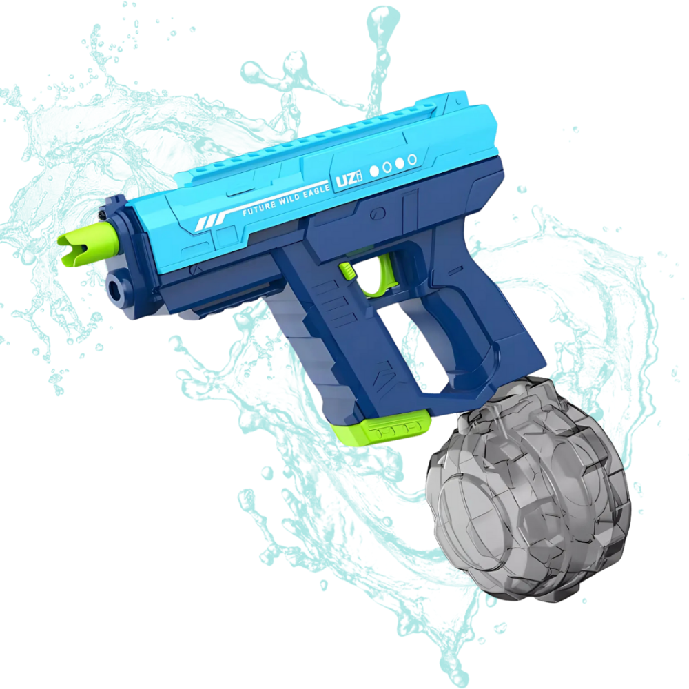 Водний пістолет, електричний бластер для дітей, водний пістолет з автоматичним наповненням водою, синій Кам'янець-Подільський - фото 6