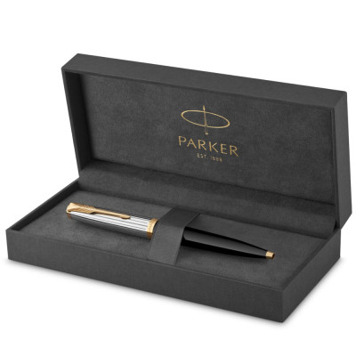 Ручка шариковая Parker 51 Premium Black GT BP (56 132) Винница - изображение 5