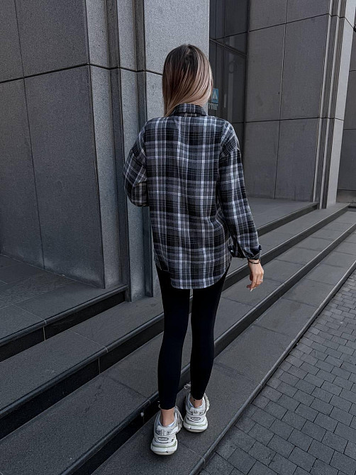 Жіноча сорочка в клітинку ( з накатом) Одеса - фото 4