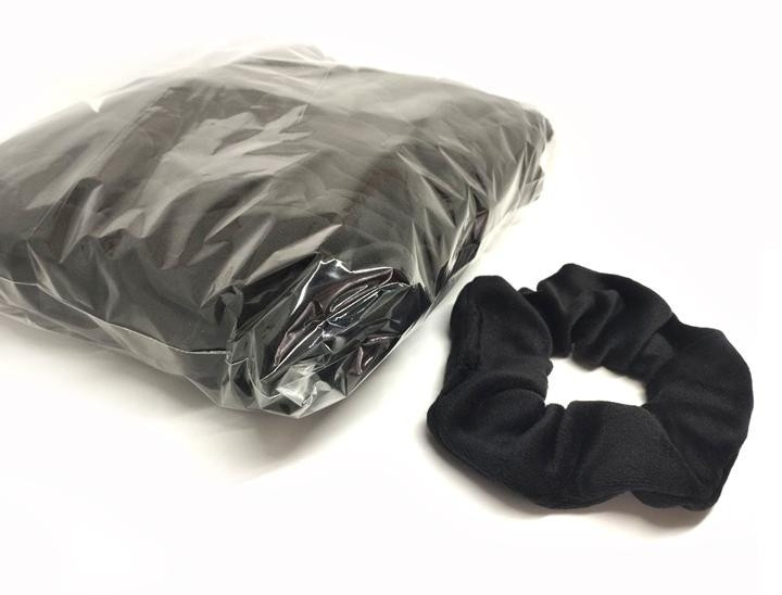 Резинки для волос велюровые черные  20 шт Киев - изображение 1