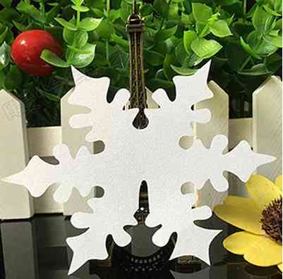 Рассадочные карточки на новый год 10 штук 8 см белый Киев