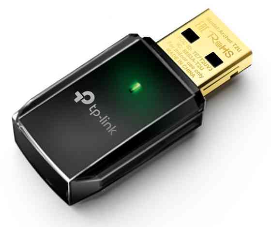 Бездротовий мережевий адаптер TP-Link Archer T2U AC600 Wireless Dual Band USB Adapter (6239711) Київ