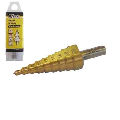 Свердло Werk ступінчате по металу 4-20 мм (88827) Вінниця