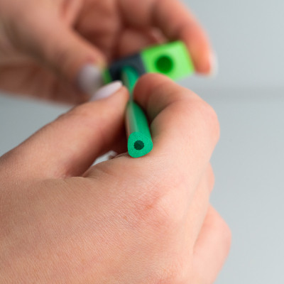 Олівці кольорові Kite Triangle пластикові, 12 кольорів (K24-049-3) Вінниця - фото 4