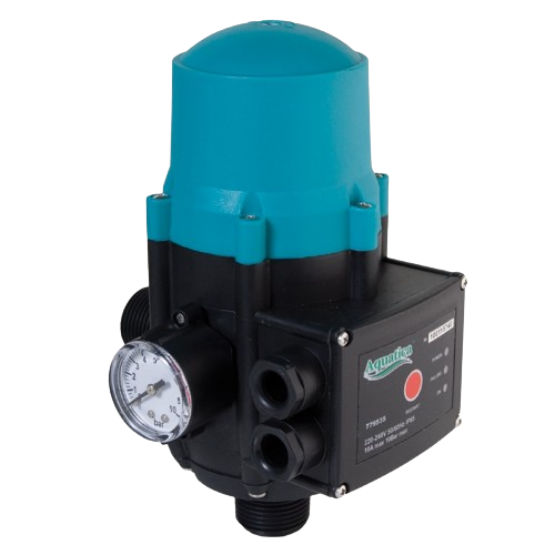 Контролер тиску електронний 1,1кВт 1,5-3,0бар Ø1" автопошук води + вмикач регулювання тиску Aquatica Житомир - фото 1