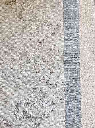 Обои виниловые на флизелине AS creation Garda 1.06Х10.05 классика дамаск вензеля серебро с бирюзой на серо беж Киев