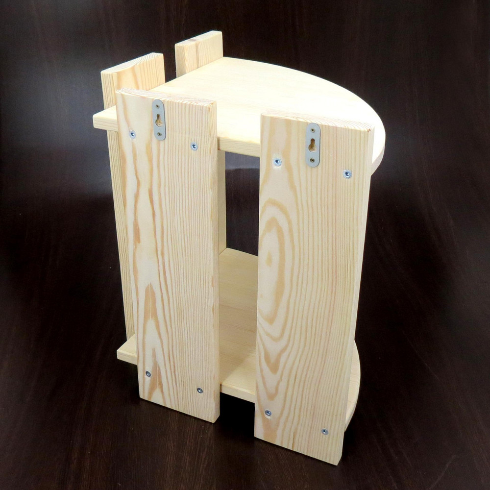 Кутова настінна полиця "Сейбо" бланже Миколаїв - фото 8