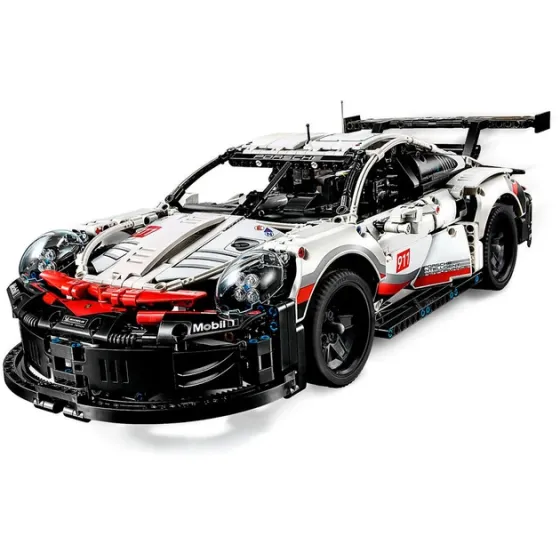 Конструктор автомобиля Porsche 911 RSR на 1580 деталей в масштабе 1:10 Киев