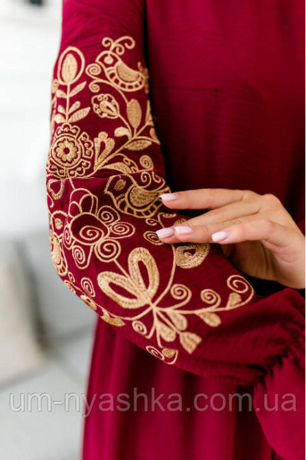 Жіноча вишита сукня, золота вишиванка жіноча Кривой Рог - изображение 3