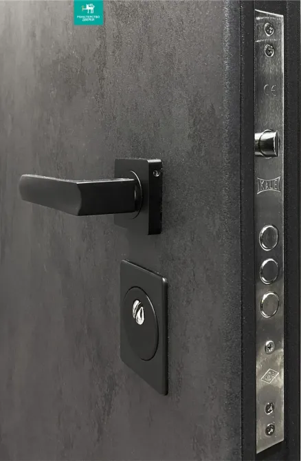 Двері вхідні Міністерство дверей П-3К-573 Бетон Антрацит/Бетон сніжний 960х2050 мм Київ - фото 7