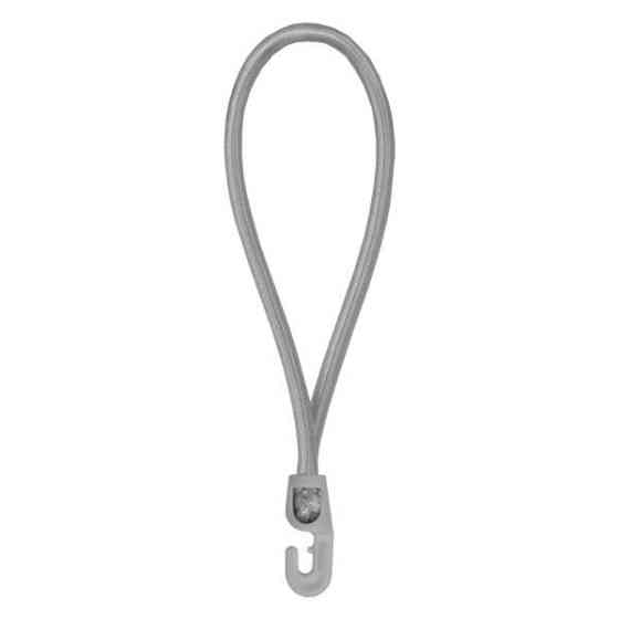 Петля еластична 40см з гачком PVC BUNGEE CORD HOOK, BCH3-0440GY-E Київ