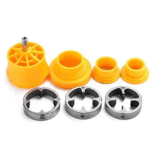 Набор сантехнический на дрель для нарезки резьбы пластиковых ППР труб 7вещей Винница