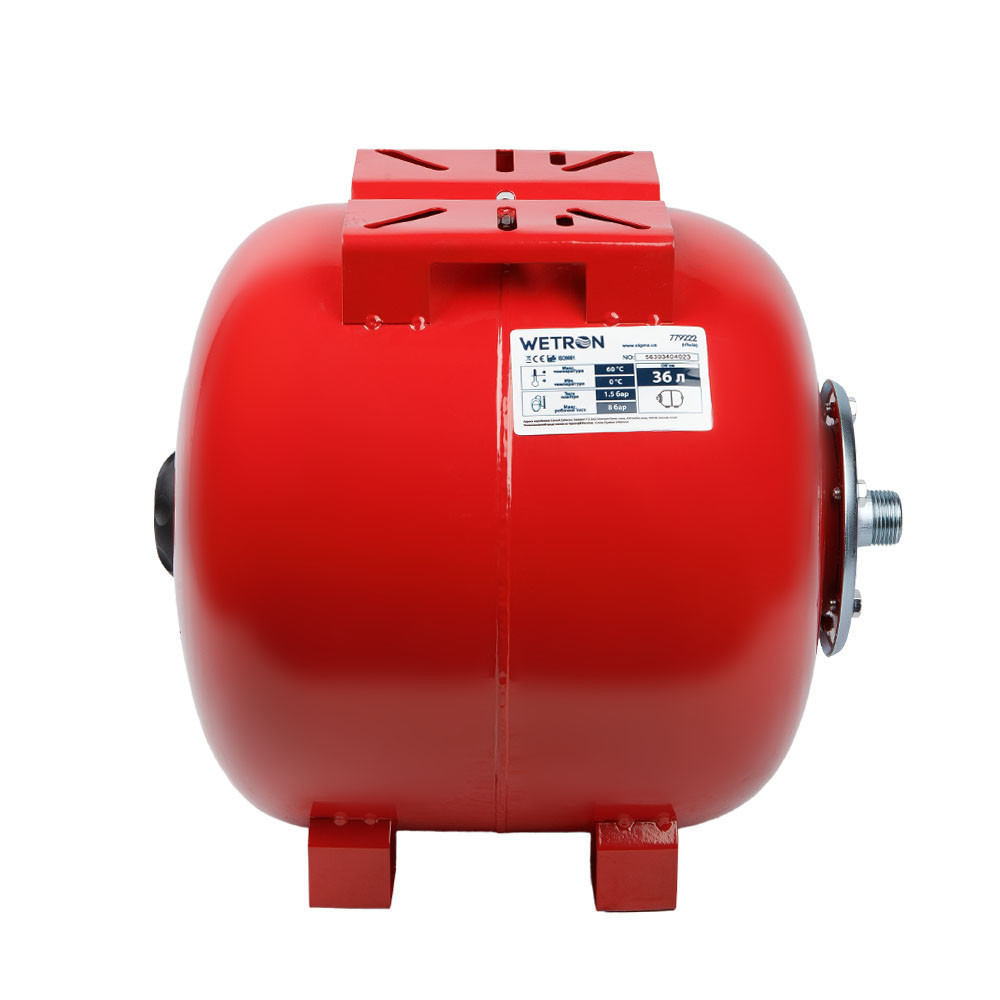 Гидроаккумулятор горизонтальный 36л WETRON HTw36 (779222) Киев - изображение 5