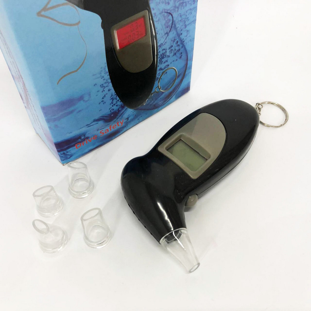 Алкотестер с подсветкой, Алко тест, Бытовой алкотестер с экраном Электронный жк-дисплеем JC-11 Львов - изображение 9