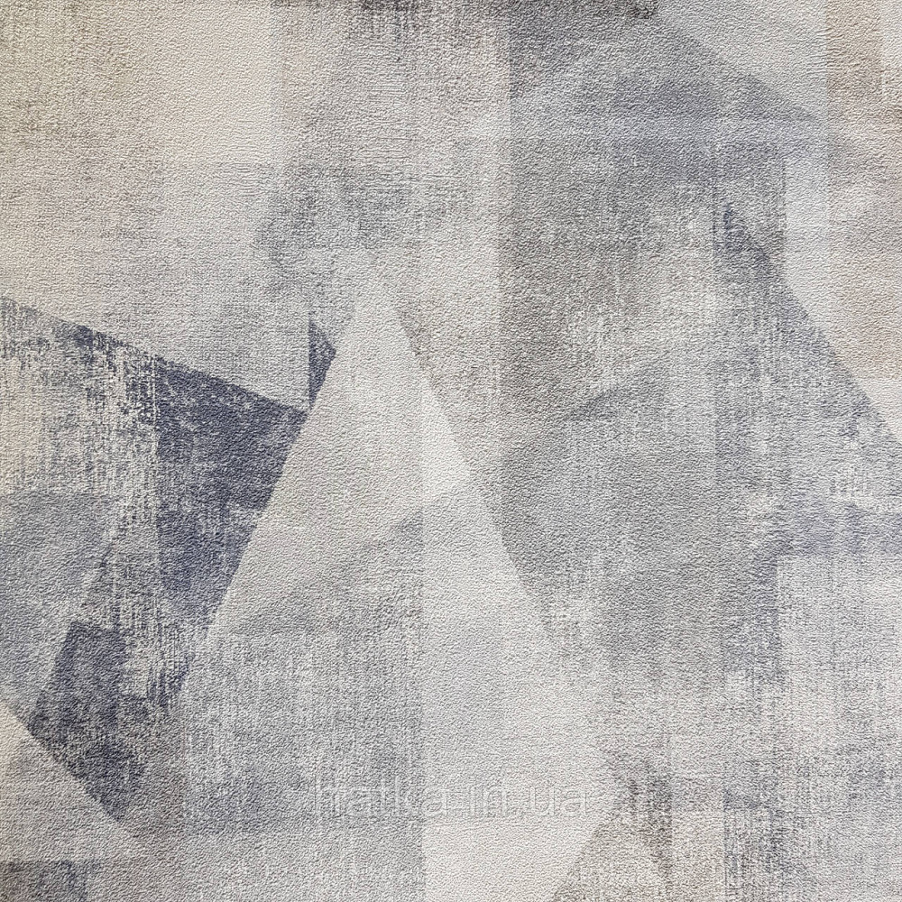 Шпалери вінілові на флізелін Rasch Linares 0.53х10 геометрія абстракція розмиті фігури сірі сині 617955 Київ - фото 3