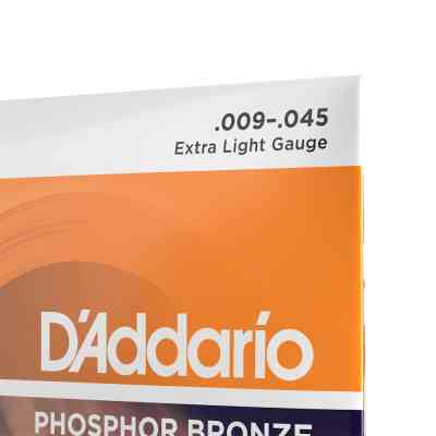 Струни для гітари D'Addario Phosphor Bronze 12-String Extra Light (09-45) (EJ41) Вінниця
