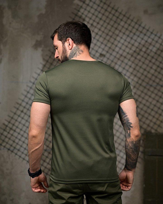 Тактична потовідвідна футболка Де я oliva ПП7850 Одеса - фото 3