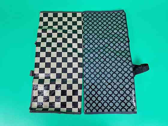 Сумка господарська, поліпропіленова, з кольоровим малюнком No1 Шахи+круги (38x34x18) (1 шт.) Харків