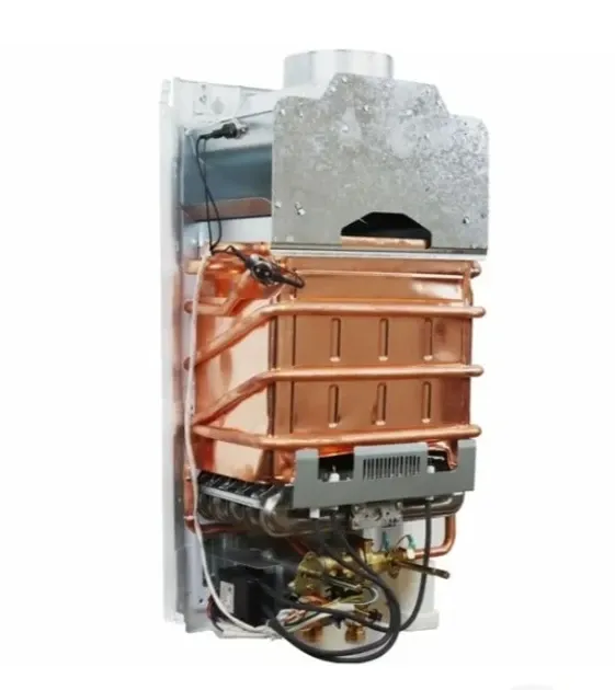 Газова колонка димохідна Piramida 24 PD-20 білий газовий проточний водонагрівач 10 л/хв на батарейках Тернопіль - фото 4