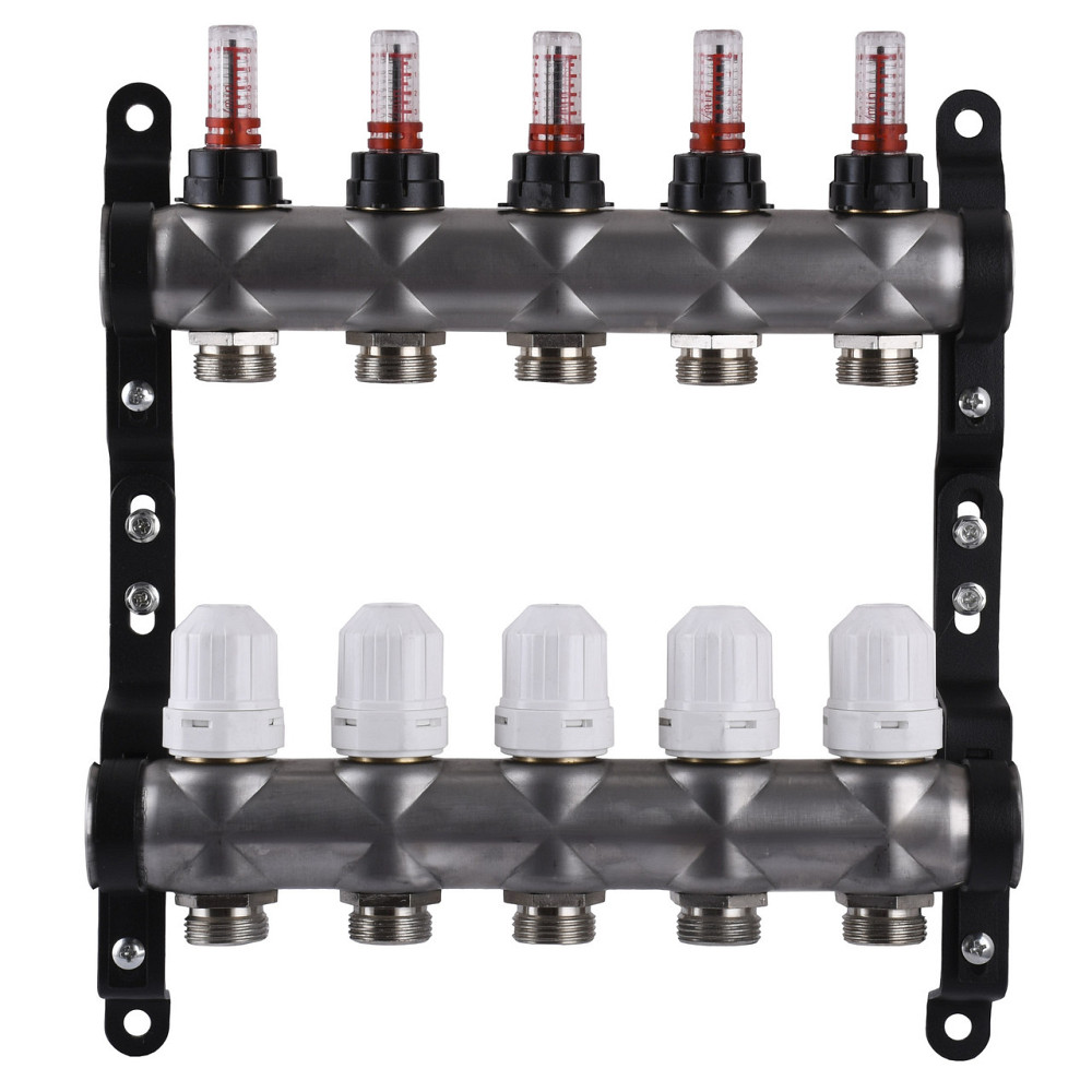 Коллектор нержавеющая сталь с расходомерами ЕСО 001N 1″ x5 (000027048) Киев - изображение 1
