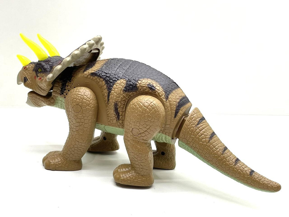 Динозавр Wen Sheng ходить світлові та звукові ефекти Коричневий (WS 5301) Чернігів - фото 4