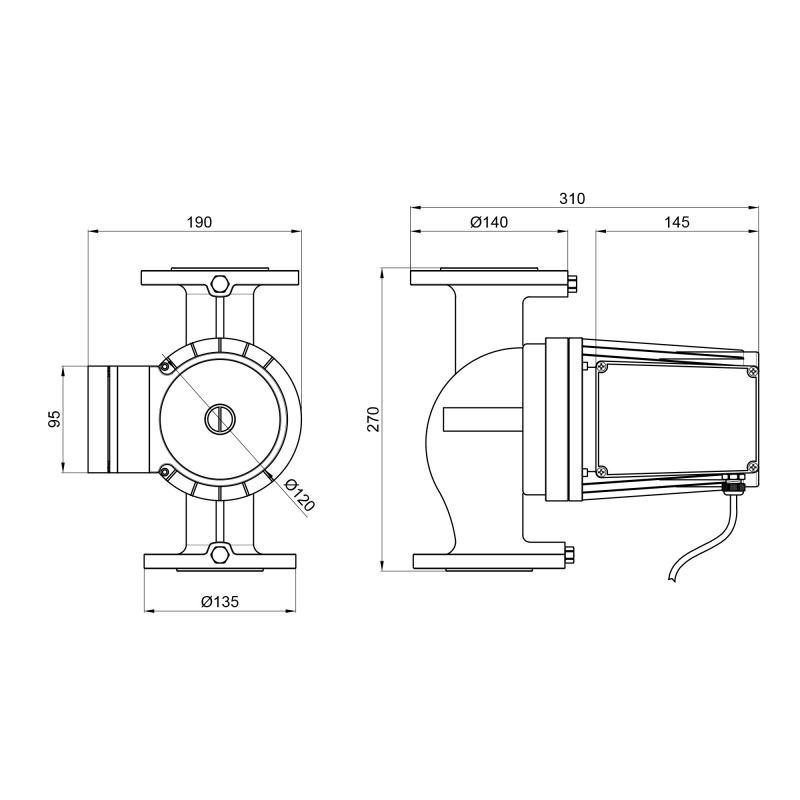 Насос циркуляційний Thermo Alliance LPA50-10-700 Київ - фото 2