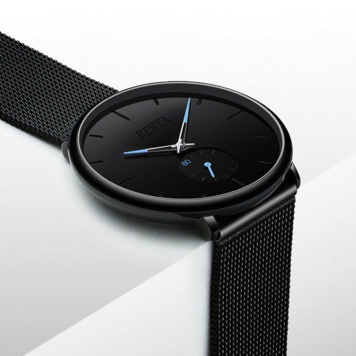 Чоловічий наручний годинник Besta Tower (Чорний) Вінниця - фото 7