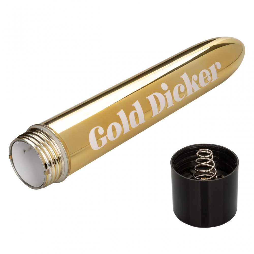 Вибратор Naughty Bits Gold Dicker Vibe Sex Aura Киев - изображение 2