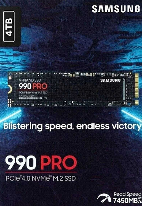 SSD накопитель Samsung 990 PRO 4TB (MZ-V9P4T0BW) Киев - изображение 1