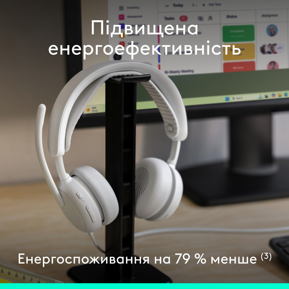 Гарнітура Logitech Zone Wired 2 USB Off-White (981-001621) ( 11264 ) Харьков - изображение 8