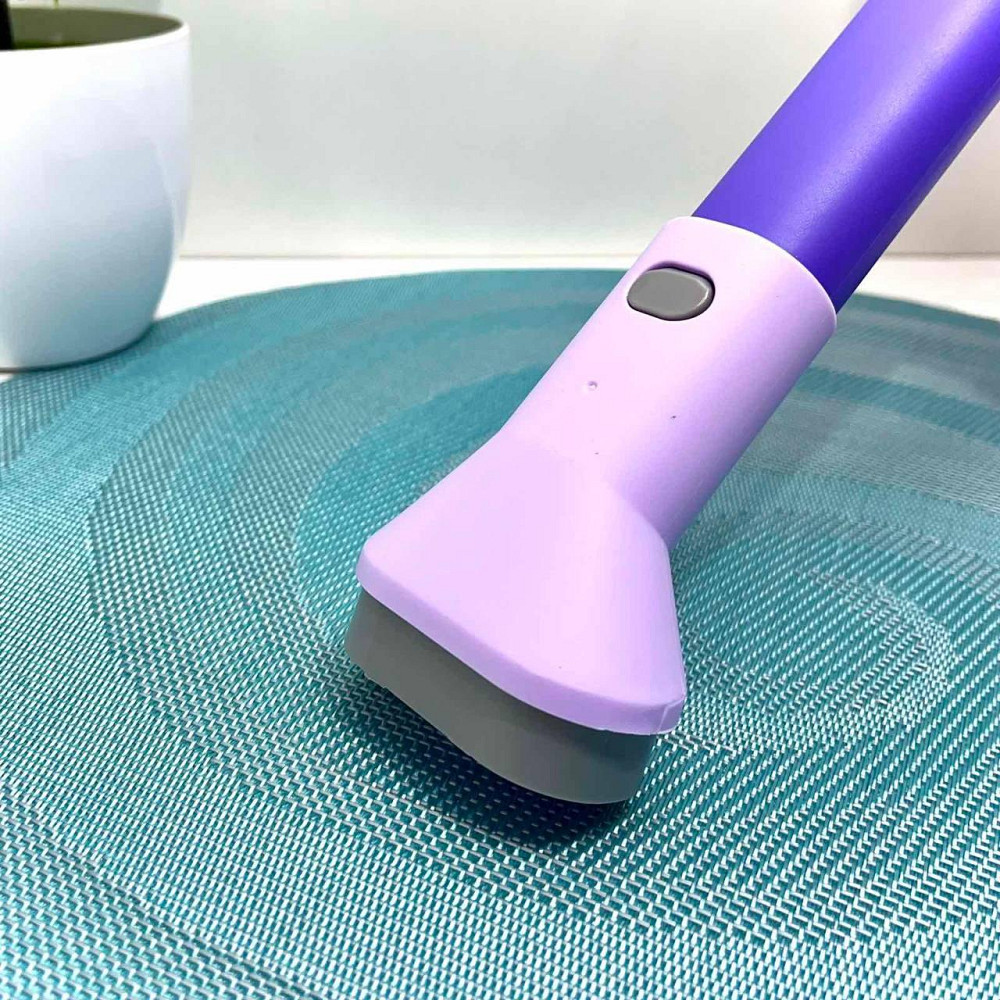 Набір побутова техніка пилосос пінопластові кульки насадки звук на батарейці 56см Фіолетовий (HJ619D) Чернигов - изображение 7