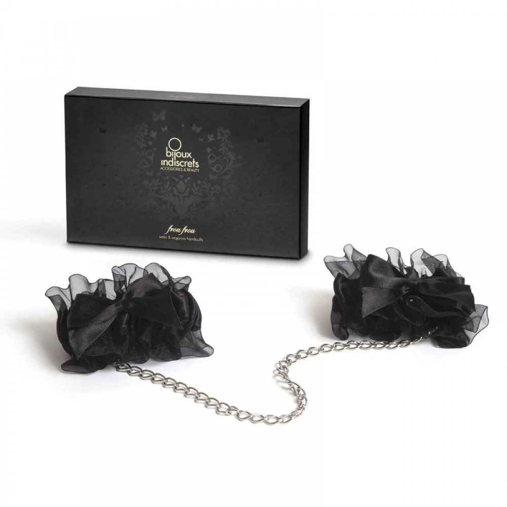 Наручники Bijoux Indiscrets - Frou Frou Organza handcuffs, подарочная упковка Sex Aura Киев - изображение 3