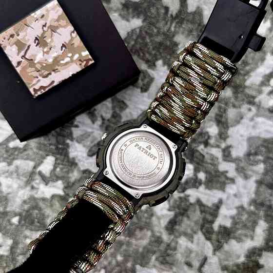 Patriot 005CMGRSU ЗСУ Зелений камуфляж Паракордовий ремінець Camo Green + Коробка. SBR Київ