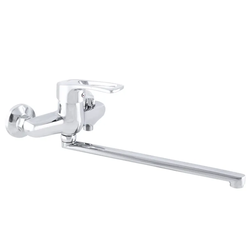 Смеситель для ванны Zerix NEO 181 с длинным изливом ZX0423 Харьков - изображение 1