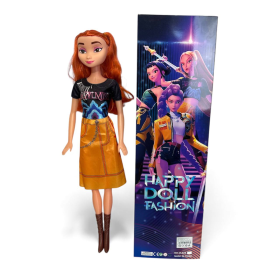 Співоча лялька Міра Mira K-Pop Demon Hunters Кейпоп мисливці на демонів , висота-50 см у подарунковій коробці Чернівці