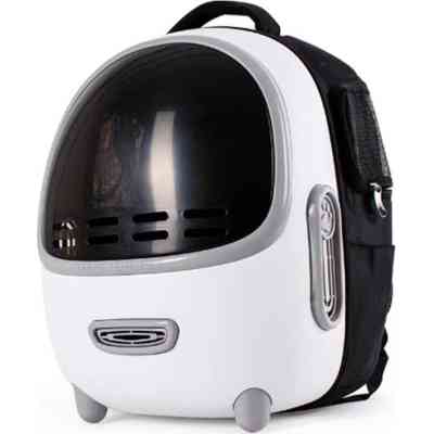 Переноска для животных Lapka с вентиляцией белая (PCB-01-W) Винница