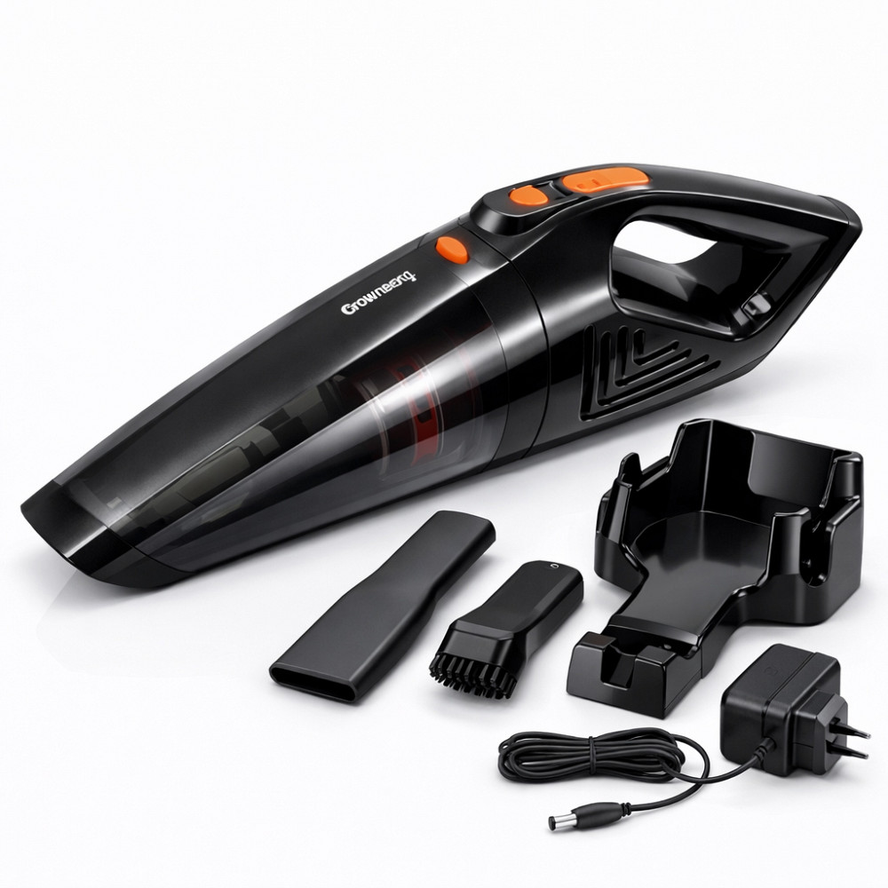 Автомобільний пилосос акумуляторний Crownberg CB-677 150Вт 2000мАч миючий фільтр LED підсвічування YF-78 Львів - фото 1