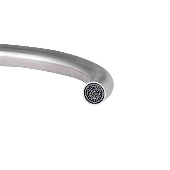 Змішувач для кухні Lidz Wind 013F двовентильний LDWIN013FNKS43390 Nickel Київ