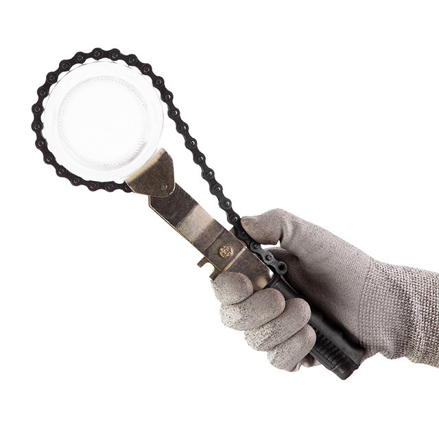 Знімач масляного фільтра INTERTOOL - Компактний знімач з потужним ланцюгом Львів - фото 2