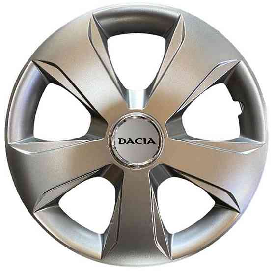 Автомобильные модельные колпаки R15 Dacia 331 4шт, SJS, серебряные Киев