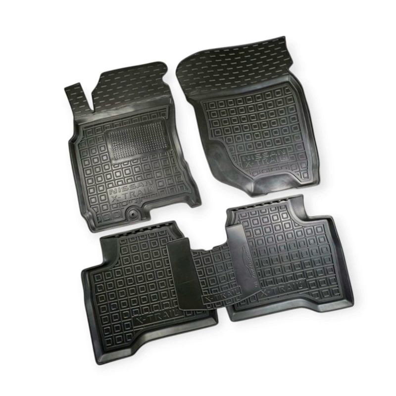 Килимки nissan x-trail 2001-2007 борт 2,5см, з перемичкою салону Мукачево - фото 1