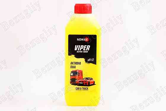 Автошампунь для безконт. мийки Активна Піна 1л «Nowax» Viper Вінниця
