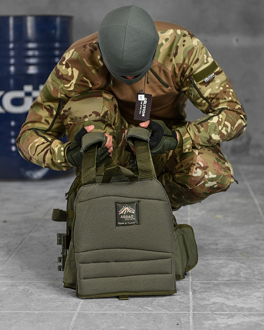 Плитоноска олива 4 скидання АСДГ asdg хакі Одеса - фото 14