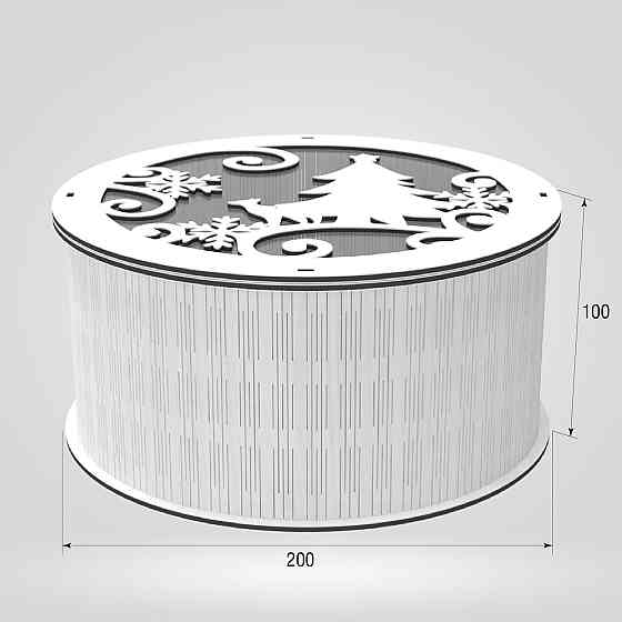 Подарункова коробка EKOSTAR d200 h100 Київ